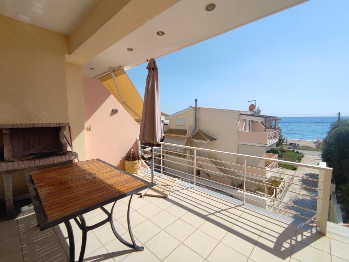 Seaside House Villa Vrachos Bagian luar foto