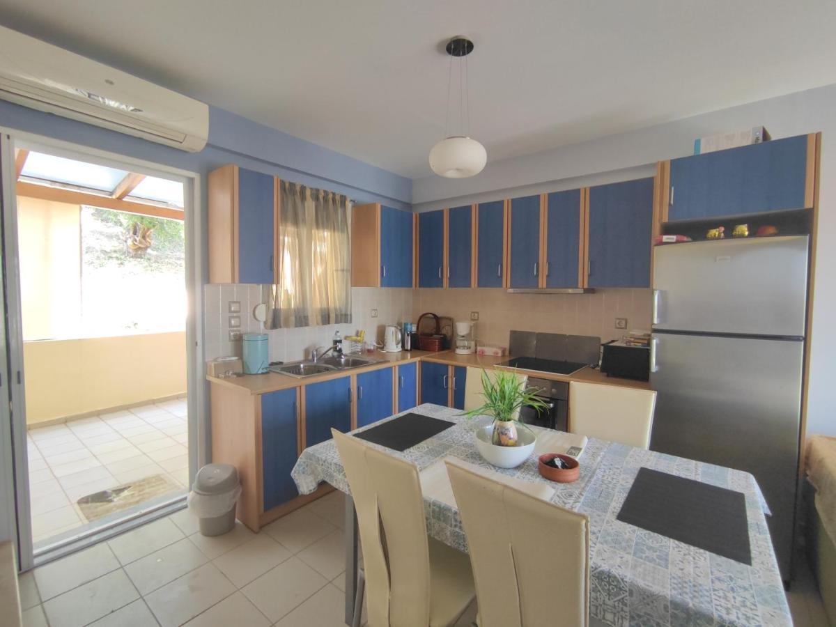 Seaside House Villa Vrachos Bagian luar foto